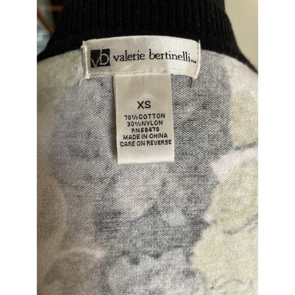 Valerie Bertinelli Button Down Cardigan Blue Green White 3/4 Sleeve XS - Picture 3 of 7